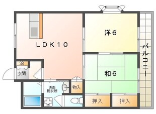 ふれぐらんすさつきの物件間取画像